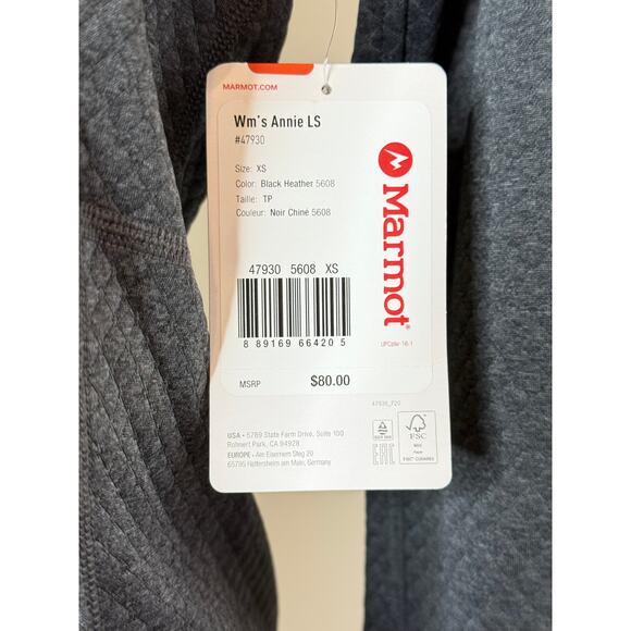 Marmot Annie Long Sleeve Pullover Women’s Midweight Performance Knit XS - Picture 4 of 4